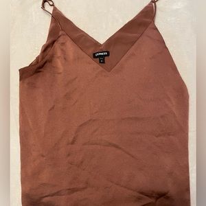 Shimmer satin type tank